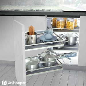مجیک کرنر کابینت زمینی آرام بند ملونی کد WB 2106