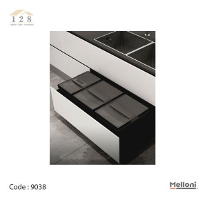 سطل سه قلو ملونی ایزی فیت (Easy Fit) کد 9038