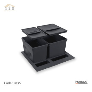 سطل دو قلو ملونی مدل ایزی فیت کد 9036