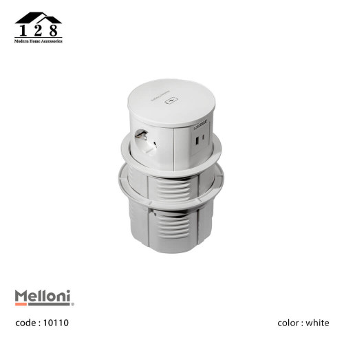 پریز توکار ملونی مدل 10110 Glass