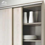 مکانیزم تاپ لاین توکار دو درب ملونی (universal) 