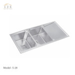 سینک ظرفشویی استیل فانتزی ELK مدل S-28