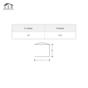 پروفیل U مقابل دستگیره کد P-3