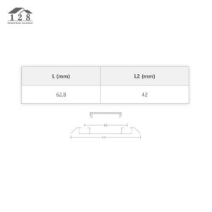 ریل 90 کیلویی کاوردار نایس کد P-34